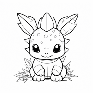 Dibujo de sincero dinosaurio styracosaurus para colorear