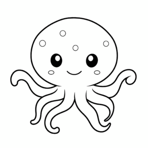 Dibujo de pulpo para colorear