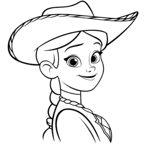 Dibujo de jessie toy story para colorear