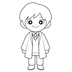 Dibujo de ron weasley para colorear