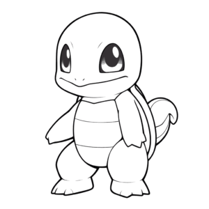 Dibujo de squirtle para colorear