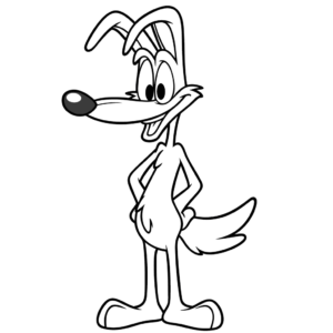 Dibujo de wile e. coyote looney tunes para colorear